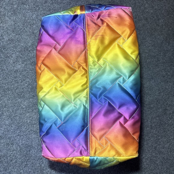 Kurt Geiger New London Nylon Shopper Rainbow Tote Bag Travel Bag - Picture 5 of 12